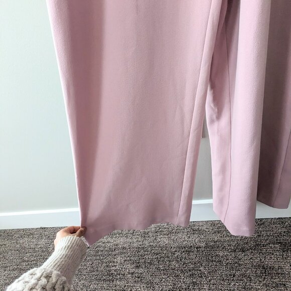 JULIA JORDAN Twist-Front Halter Jumpsuit in Light Mauve - Picture 8 of 8